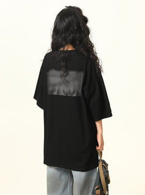 Graffiti Print Short Sleeve T-Shirt