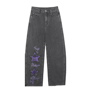 Graffiti Print Two-Piece T-Shirt Set-Up