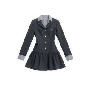 Gray Intellectual Dress