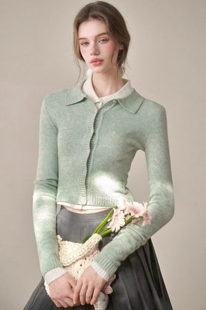 Gray Pleated Skirt