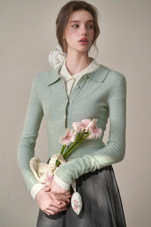 Gray Pleated Skirt