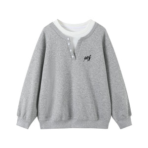 Gray Sweatshirt Set-Up