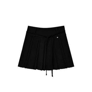 Gray Wool Blazer Skirt Set-Up