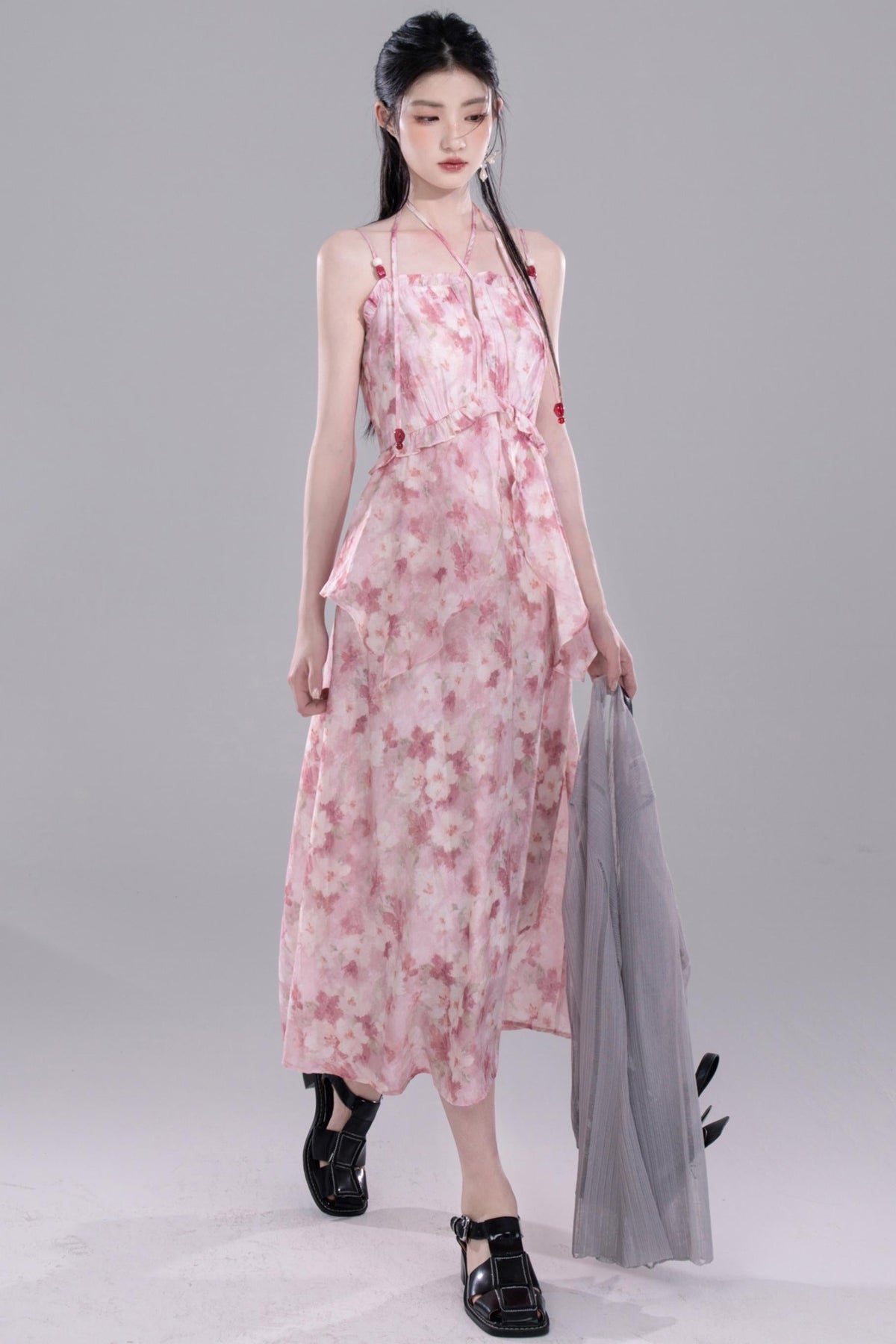 Halter Floral Dress