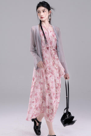 Halter Floral Dress