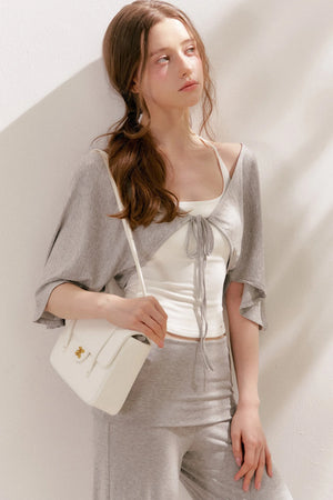 Halter Neck Padded Tank Top Set-Up