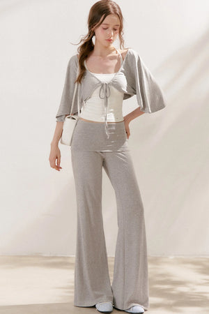 Halter Neck Padded Tank Top Set-Up