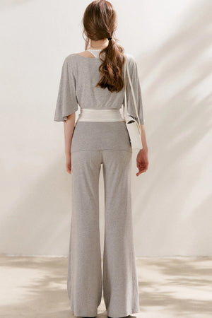 Halter Neck Padded Tank Top Set-Up