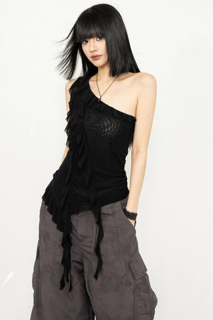 Halter Ruffle Top