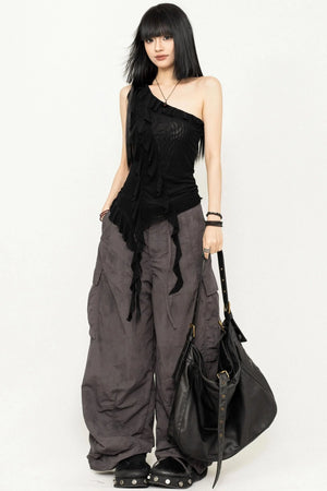 Halter Ruffle Top