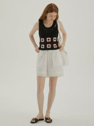 Hand Hook Vintage Checkered Vest Top
