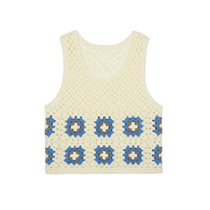 Hand Hook Vintage Checkered Vest Top