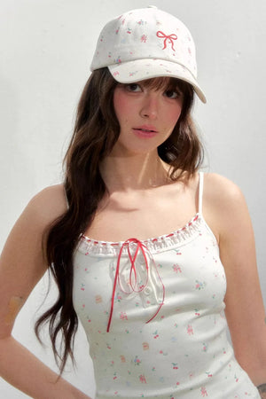 Hand-Painted Floral Sun Hat