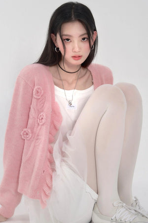Handmade Crochet Knit Cardigan