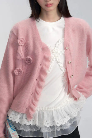 Handmade Crochet Knit Cardigan