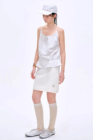 Heartbeat Dialogue Knit Skirt Set-Up