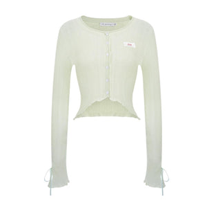Heartfelt Sheer Knit Cardigan