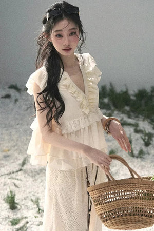 Heartlight Ruffled Blouse