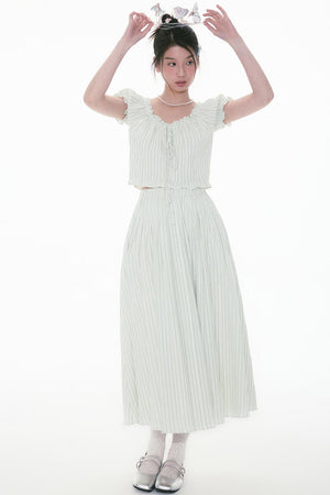 Heartwarm Holiday Relaxed Bustier Skirt