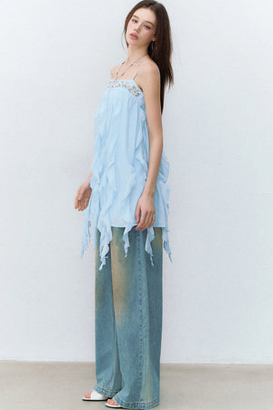 Heavy Beaded Acetate Dress