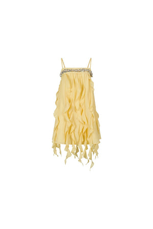 Heavy Beading Acetate Dress