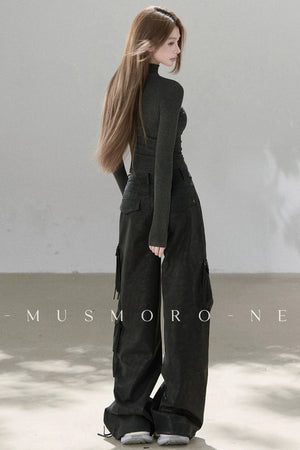 Heavy-Duty Leather Workwear Pants