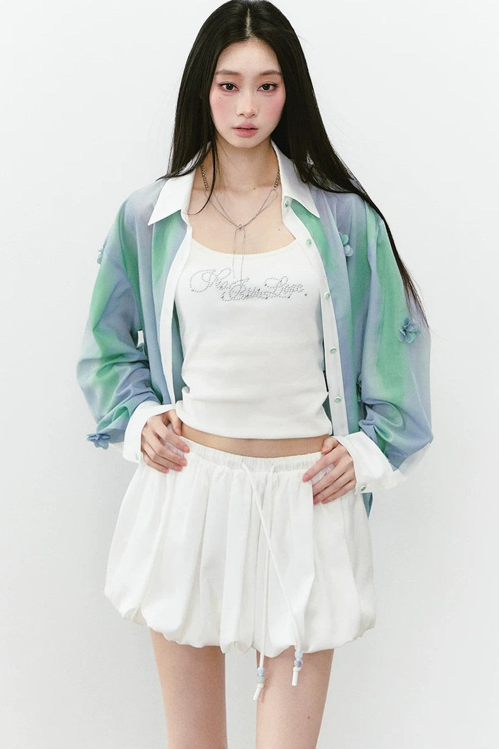 Heavy Floral Sun-Protective Shirt