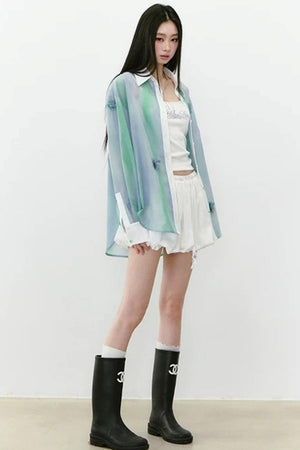Heavy Floral Sun-Protective Shirt