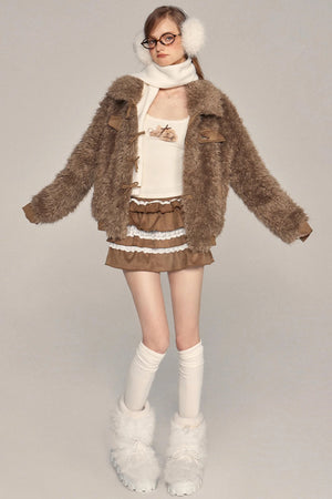 Heavy Industry Lace A-Line Skirt