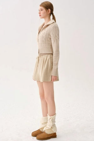 Heavy Wool Blend Slouch Socks