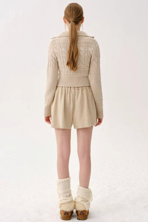Heavy Wool Blend Slouch Socks