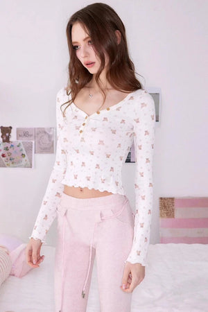 Henry Flared Long-Sleeve T-Shirt