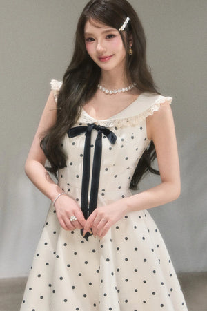 Hepburn Polka Dot Dress