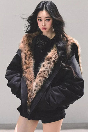 Hepburn-Style Quilted Winter Coat