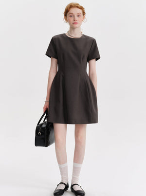Hepburn Style Slim Long Dress