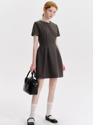 Hepburn Style Slim Long Dress
