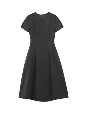 Hepburn Style Slim Long Dress