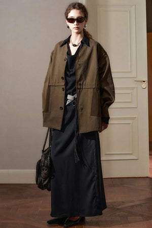 High-End Black Long Dress