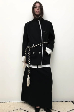 High-End Black Long Dress