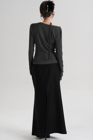 High-End Design Long-Sleeved T-Shirt Top