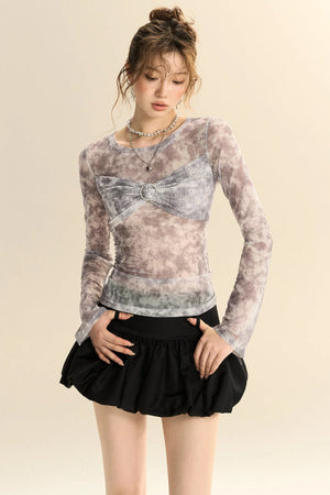 High-End Satin Bud-Style Skirt