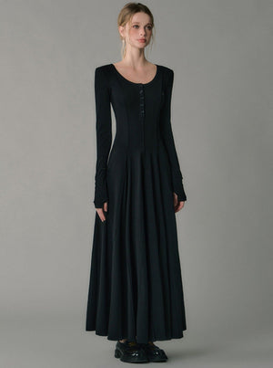 high-end with a vintage dress