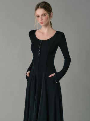 high-end with a vintage dress