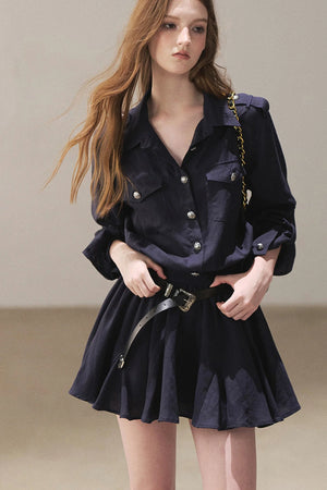 High-Fashion Shirt Dress Set-Up