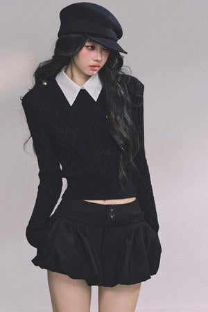High Intelligence Knitted Top