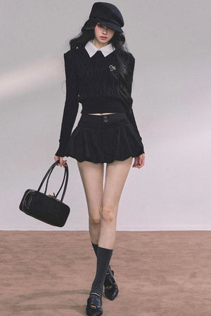 High Intelligence Knitted Top