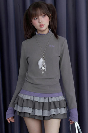 High-Neck T-Shirt