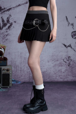 High Rise Curve Skirt