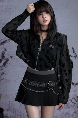 High Rise Curve Skirt