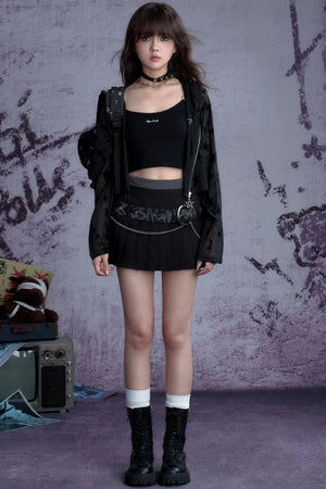 High Rise Curve Skirt